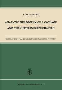Produktbild: Analytic Philosophy of Language and the Geisteswissenschaften