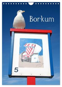 Produktbild: Borkum (Wandkalender 2026 DIN A4 hoch), CALVENDO Monatskalender