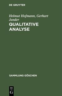 Produktbild: Qualitative Analyse