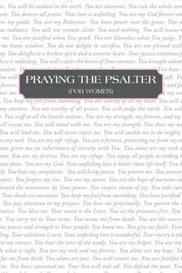 Produktbild: Praying the Psalter (FOR WOMEN)