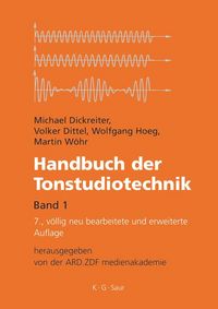Produktbild: Handbuch der Tonstudiotechnik