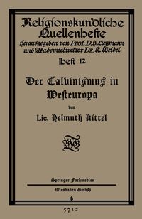 Produktbild: Der Calvinismus in Westeuropa