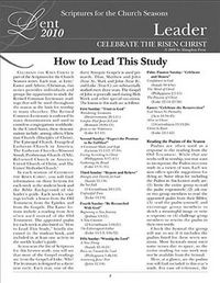 Produktbild: Celebrate the Risen Christ Leader's Guide: Scriptures for the Church Seasons Lent 2010