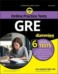 Produktbild: Gre For Dummies W/online Prac