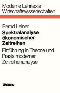 Produktbild: Spektralanalyse &ouml;konomischer Zeitreihen