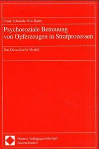 Produktbild: Psychosoziale Betreuung von Opferzeugen in Strafprozessen