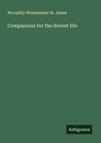Produktbild: Companions for the devout life