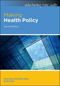Produktbild: Buse, K: Making Health Policy