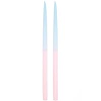 Bild vom Artikel Spitzkerzen 28 cm, Dip Dye, Blau/Rosa vom Autor 
