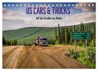 Produktbild: US Cars & Trucks in Alaska (Tischkalender 2027 DIN A5 quer), CALVENDO Monatskalender