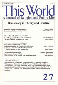 Produktbild: Gottfried, P: Democracy in Theory and Practice
