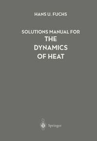 Produktbild: Solutions Manual for The Dynamics of Heat