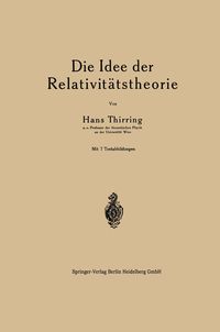Produktbild: Die Idee der Relativit&auml;tstheorie