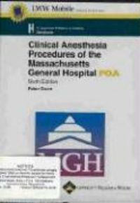 Produktbild: Clinical Anesthesia Procedures of the Massachusetts General Hospital, Sixth Edition, for PDA: Powered by Skyscape, Inc.