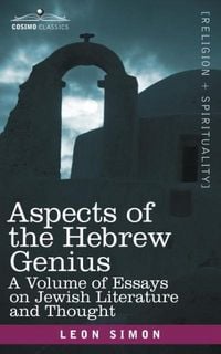 Produktbild: Aspects of the Hebrew Genius