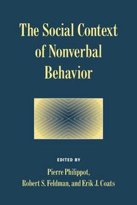 Produktbild: The Social Context of Nonverbal Behavior