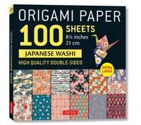 Produktbild: Origami Paper 100 sheets Japanese Washi 8 1/4" (21 cm)