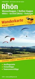 Produktbild: Rh&ouml;n, Wasserkuppe / Rother Kuppe, Hilders - Gersfeld (Rh&ouml;n) - Fladungen 1:25 000