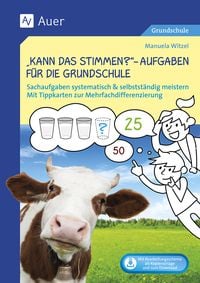 Produktbild: Kann das stimmen - Aufgaben f&uuml;r die Grundschule
