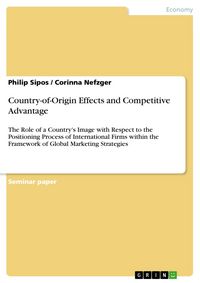 Produktbild: Country-of-Origin Effects and Competitive Advantage