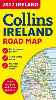 Produktbild: 2017 Collins Map Of Ireland &pound;New Edition]