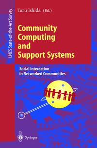 Produktbild: Community Computing and Support Systems