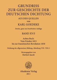 Produktbild: Achtes Buch: Vom Frieden 1815 bis zur franz&ouml;sischen Revolution 1830