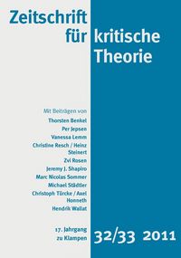Produktbild: Zeitschrift f&uuml;r kritische Theorie / Zeitschrift f&uuml;r kritische Theorie, Heft 32/33