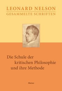 Produktbild: Die Schule der kritischen Philosophie und ihre Methode