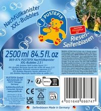 Produktbild: Pustefix Nachf&uuml;llkanister XXL-Bubbles 2,5 l