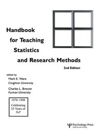 Produktbild: Handbook for Teaching Statistics and Research Methods