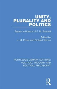 Produktbild: Unity, Plurality and Politics