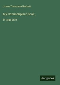 Produktbild: My Commonplace Book