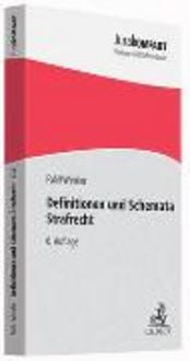 Produktbild: Definitionen und Schemata Strafrecht