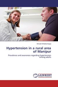 Produktbild: Hypertension in a rural area of Manipur