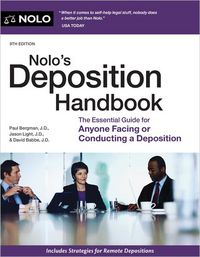 Produktbild: Nolo's Deposition Handbook