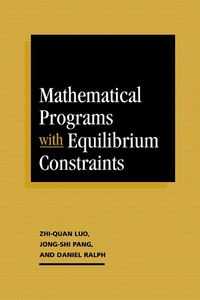 Produktbild: Mathematical Programs with Equilibrium Constraints