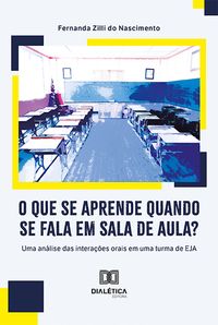 Produktbild: O que se aprende quando se fala em sala de aula?