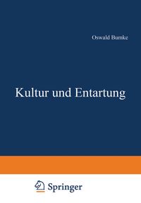 Produktbild: Kultur und Entartung