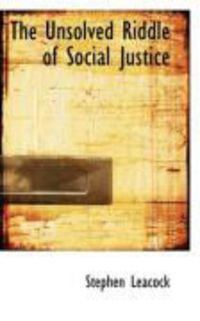 Produktbild: The Unsolved Riddle of Social Justice