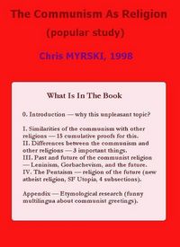 Produktbild: The Communism As Religion
