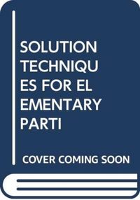 Produktbild: Constanda, C: Solution Techniques For Elementary Parti