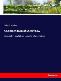 Produktbild: A Compendium of Sheriff Law
