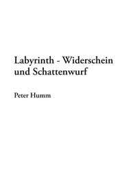 Produktbild: Labyrinth - Widerschein und Schattenwurf