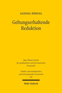 Produktbild: Geltungserhaltende Reduktion