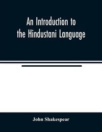Produktbild: An Introduction to the Hindustani Language