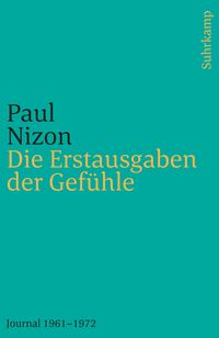 Produktbild: Die Erstausgaben der Gef&uuml;hle