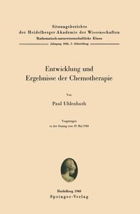 Produktbild: Entwicklung und Ergebnisse der Chemotherapie
