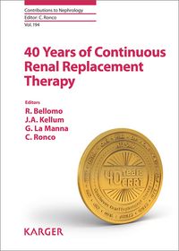 Produktbild: 40 Years of Continuous Renal Replacement Therapy