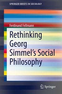 Produktbild: Rethinking Georg Simmel's Social Philosophy